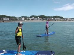 8/2 AM SUP(サップ、スタンドアップパドル)体験スクール付きレンタル  鎌倉ハイサーフ