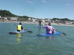8/2 AM SUP(サップ、スタンドアップパドル)体験スクール付きレンタル  鎌倉ハイサーフ