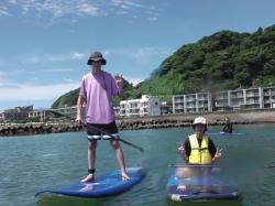 8/2 AM SUP(サップ、スタンドアップパドル)体験スクール付きレンタル  鎌倉ハイサーフ