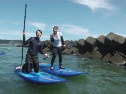 8/3 PM SUP(サップ、スタンドアップパドル)体験スクール付きレンタル 鎌倉ハイサーフ