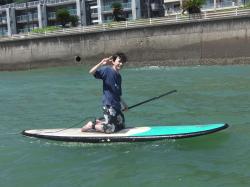 8/5 AM2 SUP(サップ、スタンドアップパドル)体験スクール付きレンタル  鎌倉ハイサーフ