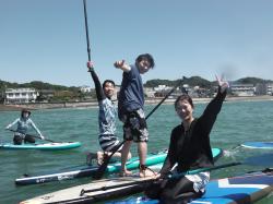 8/5 AM3 SUP(サップ、スタンドアップパドル)体験スクール付きレンタル   鎌倉ハイサーフ