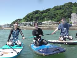 8/5 AM3 SUP(サップ、スタンドアップパドル)体験スクール付きレンタル   鎌倉ハイサーフ