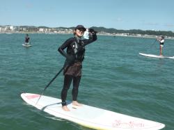 8/5 PM SUP(サップ、スタンドアップパドル)体験スクール付きレンタル  鎌倉ハイサーフ