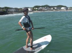 8/5 PM SUP(サップ、スタンドアップパドル)体験スクール付きレンタル  鎌倉ハイサーフ