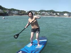 8/5 PM2 SUP(サップ、スタンドアップパドル)体験スクール付きレンタル  鎌倉ハイサーフ