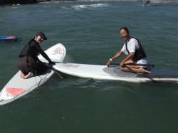 8/5 PM2 SUP(サップ、スタンドアップパドル)体験スクール付きレンタル  鎌倉ハイサーフ