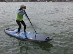 8/6 AM SUP(サップ、スタンドアップパドル)体験スクール付きレンタル  鎌倉ハイサーフ