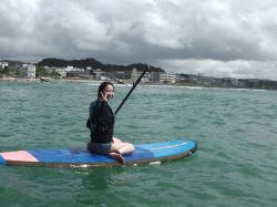 8/9 AM SUP(サップ、スタンドアップパドル)体験スクール付きレンタル 鎌倉ハイサーフ