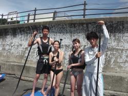 8/9 AM SUP(サップ、スタンドアップパドル)体験スクール付きレンタル 鎌倉ハイサーフ