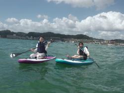 8/10 PM SUP(サップ、スタンドアップパドル)体験スクール付きレンタル  鎌倉ハイサーフ