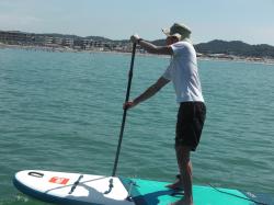 8/12 AM SUP(サップ、スタンドアップパドル)体験スクール付きレンタル   鎌倉ハイサーフ