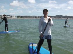 8/31 AM SUP(サップ、スタンドアップパドル)体験スクール付きレンタル  鎌倉ハイサーフ
