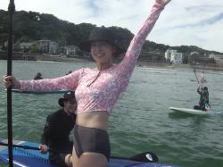 9/2 PM2 SUP(サップ、スタンドアップパドル)体験スクール付きレンタル  鎌倉ハイサーフ