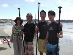 9/3 AM2 SUP(サップ、スタンドアップパドル)体験スクール付きレンタル   鎌倉ハイサーフ