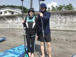 9/17 AM SUP(サップ、スタンドアップパドル)体験スクール付きレンタル  鎌倉ハイサーフ