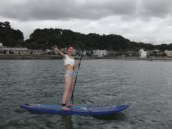 9/30 AM  SUP(サップ、スタンドアップパドル)体験スクール付きレンタル  鎌倉ハイサーフ