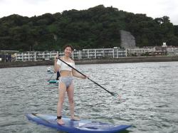 9/30 AM  SUP(サップ、スタンドアップパドル)体験スクール付きレンタル  鎌倉ハイサーフ