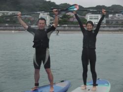10/5 AM SUP(サップ、スタンドアップパドル)体験スクール付きレンタル  鎌倉ハイサーフ