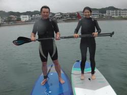 10/5 AM SUP(サップ、スタンドアップパドル)体験スクール付きレンタル  鎌倉ハイサーフ