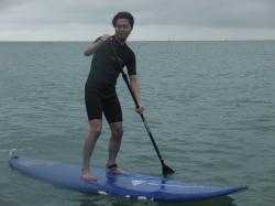 10/5 AM SUP(サップ、スタンドアップパドル)体験スクール付きレンタル  鎌倉ハイサーフ