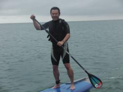 10/5 AM SUP(サップ、スタンドアップパドル)体験スクール付きレンタル  鎌倉ハイサーフ