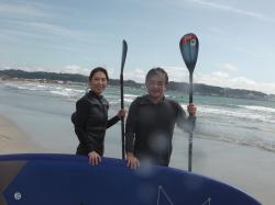 10/7 AM SUP(サップ、スタンドアップパドル)体験スクール付きレンタル  鎌倉ハイサーフ