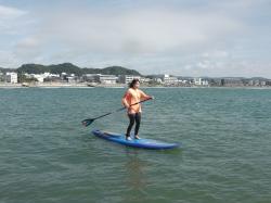 10/7 AM SUP(サップ、スタンドアップパドル)体験スクール付きレンタル  鎌倉ハイサーフ