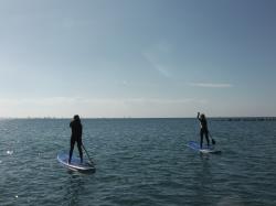 10/12 AM SUP(サップ、スタンドアップパドル)体験スクール付きレンタル  鎌倉ハイサーフ