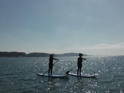 10/12 AM SUP(サップ、スタンドアップパドル)体験スクール付きレンタル  鎌倉ハイサーフ
