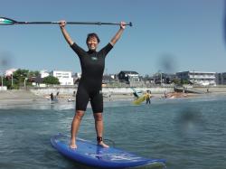 10/13 AM SUP(サップ、スタンドアップパドル)体験スクール付きレンタル  鎌倉ハイサーフ