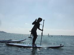 10/13 AM SUP(サップ、スタンドアップパドル)体験スクール付きレンタル  鎌倉ハイサーフ