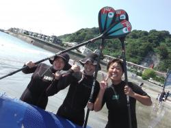 10/13 AM SUP(サップ、スタンドアップパドル)体験スクール付きレンタル  鎌倉ハイサーフ
