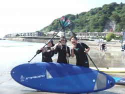 10/13 AM SUP(サップ、スタンドアップパドル)体験スクール付きレンタル  鎌倉ハイサーフ