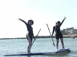 10/13 AM SUP(サップ、スタンドアップパドル)体験スクール付きレンタル  鎌倉ハイサーフ