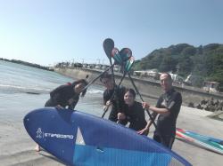 10/14 AM SUP(サップ、スタンドアップパドル)体験スクール付きレンタル   鎌倉ハイサーフ