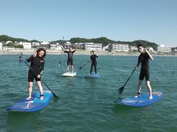 10/14 AM SUP(サップ、スタンドアップパドル)体験スクール付きレンタル   鎌倉ハイサーフ
