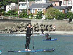 10/14 AM SUP(サップ、スタンドアップパドル)体験スクール付きレンタル   鎌倉ハイサーフ