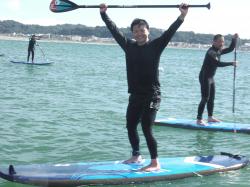10/19 AM SUP(サップ、スタンドアップパドル)体験スクール付きレンタル  鎌倉ハイサーフ