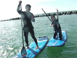 10/19 AM SUP(サップ、スタンドアップパドル)体験スクール付きレンタル  鎌倉ハイサーフ
