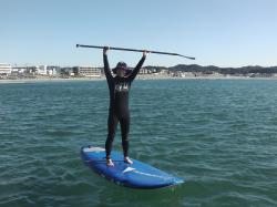 10/13 AM SUP(サップ、スタンドアップパドル)体験スクール付きレンタル  鎌倉ハイサーフ