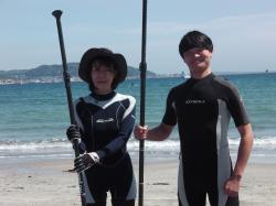 5/3 PM SUP(サップ、スタンドアップパドル)体験スクール付きレンタル 鎌倉ハイサーフ