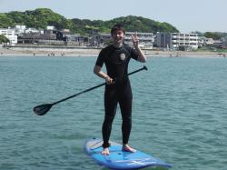 5/4 AM SUP(サップ、スタンドアップパドル)体験スクール付きレンタル  鎌倉ハイサーフ