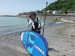 5/4 AM SUP(サップ、スタンドアップパドル)体験スクール付きレンタル  鎌倉ハイサーフ
