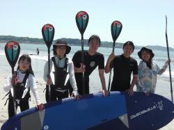 5/4 AM SUP(サップ、スタンドアップパドル)体験スクール付きレンタル  鎌倉ハイサーフ