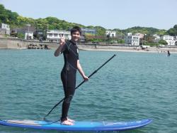 5/4 AM SUP(サップ、スタンドアップパドル)体験スクール付きレンタル  鎌倉ハイサーフ
