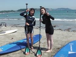 5/4 PM SUP(サップ、スタンドアップパドル)体験スクール付きレンタル  鎌倉ハイサーフ