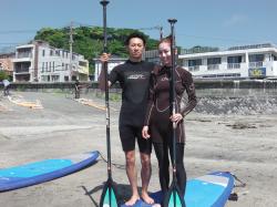 5/5 AM SUP(サップ、スタンドアップパドル)体験スクール 鎌倉ハイサーフ