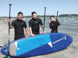 5/11 PM SUP(サップ、スタンドアップパドル)体験スクール付きレンタル  鎌倉ハイサーフ