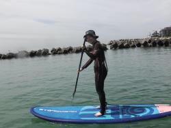  5/15 AM SUP(サップ、スタンドアップパドル)体験スクール付きレンタル  鎌倉ハイサーフ
